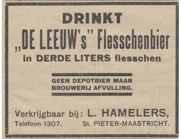 leeuw bier 1930
